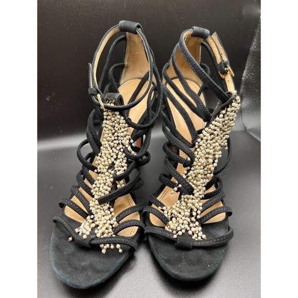 Tory Burch Mariel Suede and Pearl Shoes
